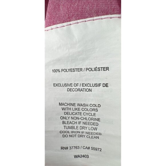 Women's Golf/Tennis Top Pink, Small, PGA Tour Casual Summer Top, V neck collared - Picture 5 of 5